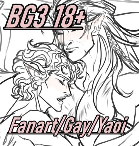 Bg Yaoi Gay Fan Art Digital Art Bundle Etsy