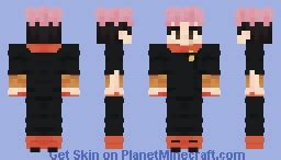 Yuji Itadori Jujutsu Kaisen Minecraft Skin