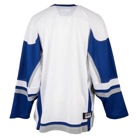 Stadium Youth Hockey Jersey Whiteroyalgray