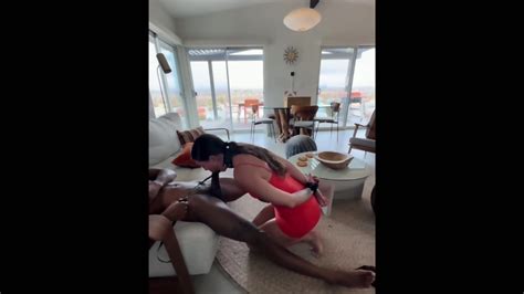 SLUTTY BRUNETTE IS A SEX SLAVE FOR A BIG BLACK COCK COLLARED LEASHED AND BOUND GIVES A DEEP