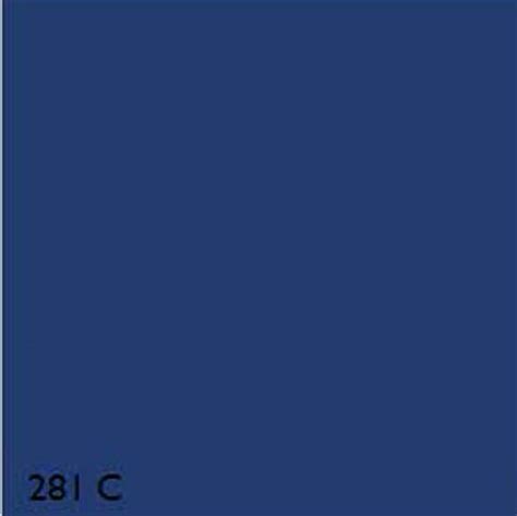 Pantone 281c Blue Range