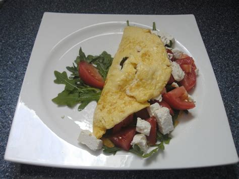 Omelett Mit Feta Tomate Und Rucola Rezept Mit Bild Kochbar De