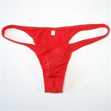 K C Mens Sexy Mini Tanga Bikini Low Rise Pouch Fine Cotton Ebay