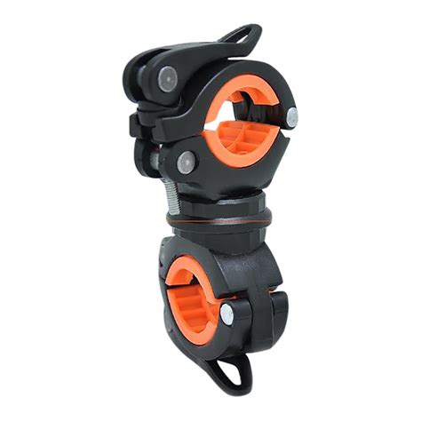 Zaroyeax 360 Degree Bike Led Flashlight Mount Holder Lamp Stand Bicycle Torch Clip Clamp