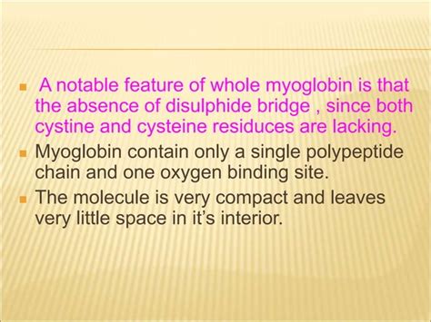 Myoglobin By Kk Sahu Sir Ppt