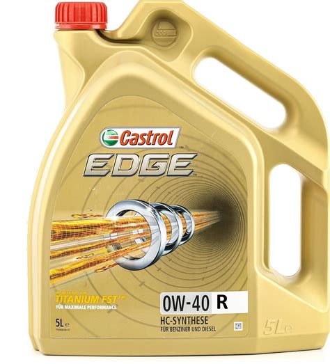 Castrol Edge W R Liter Motorolie Se Priser