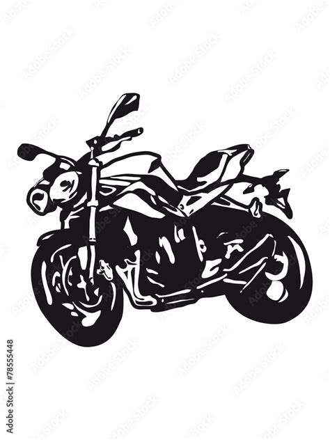Motorcycle Naked Bike Street Fighter Stock Illustration Adobe Stock