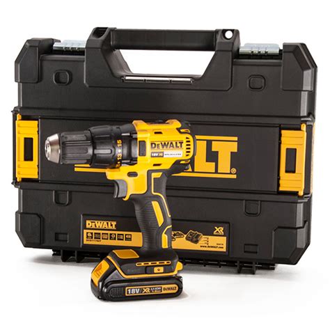 DEWALT BATERIJSKA AKU XR BRUSHLESS BUŠILICA ODVIJAČ 18V 2X1 5Ah TSTAK