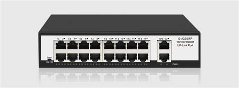Коммутатор 16 POE портов 100Mbs, +2 Uplink порта 1000Mbs - купить по ...