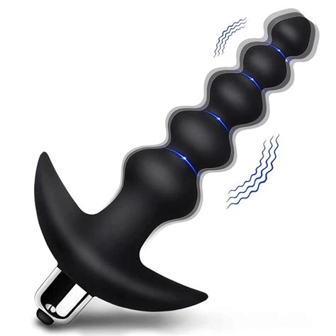 TLUDA Anal Beads Sex Toy Vibrating Butt Plug Anal Plug Vibrator For Women And Men And Beginner