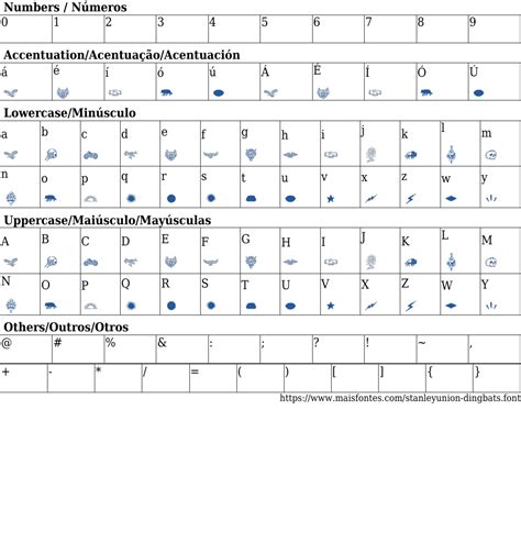 Stanley Union Dingbats Free Font Download Maisfontes
