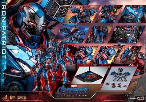 Hot Toys MMS 547 D34 Avengers Endgame Iron Patriot Hot Toys Complete Checklist