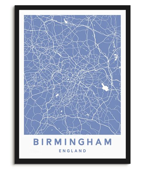 Birmingham, England – Map – Plume