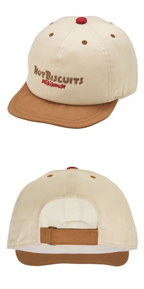 楽天市場ミキハウス ホットビスケッツ MIKIHOUSE Hot Biscuits ロゴ刺繍キャップ帽子 男の子 女の子 メ ル便可 キッズ ベビーe 子供服ノン
