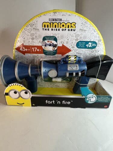 Minions Fart N Fire Blaster Super Size The Rise Of Gru 20 Sounds For