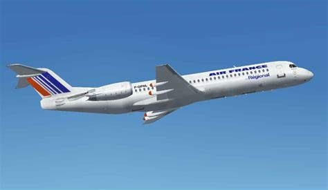 Fs2002 Project Fokker 100 Air France Textures Only Flight Simulator
