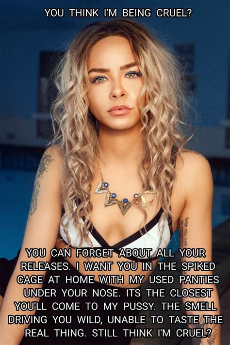 Next Time She Asks You To Lick Her Pussy Wearing The Spiked Cage You Won T Complain Will You