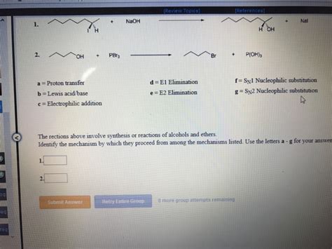 Solved Review Topics References HBr H20 Kot Bu KCI Hot Bu Chegg