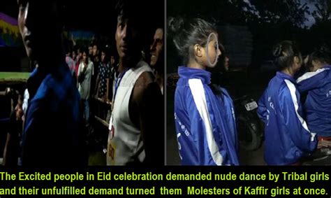 Tribal Girls In A Dance Group Forced By Muslim Mob To Dance Naked In