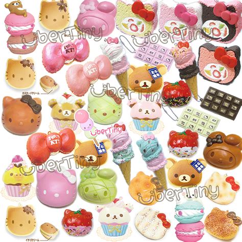 5 Pcs Rare Squishy Grab Bag Licensed Sanriosan X 5 Squishies