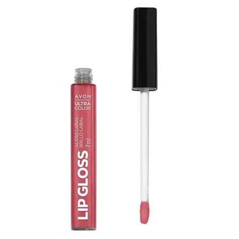Gloss Labial Avon Ultra Color cor nude glow 7ml não tem glitter
