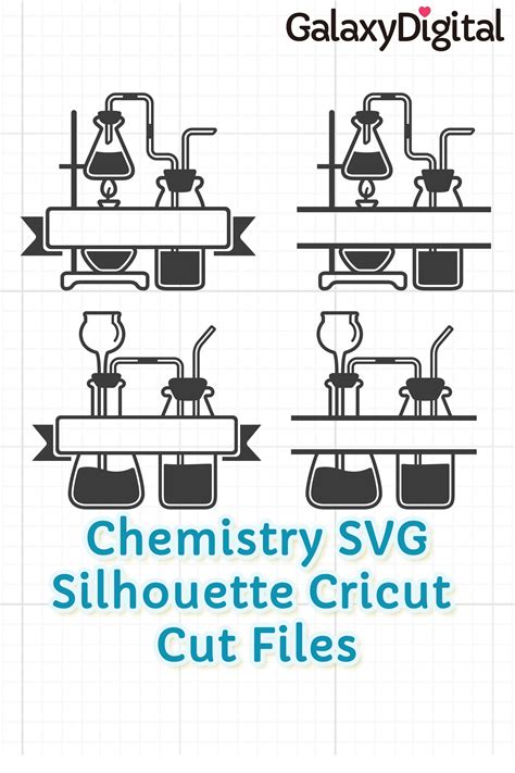 Chemistry Svg Chemistry Monogram Svg Lab Monogram Svg