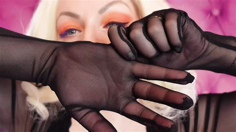 Asmr Mesh Gloves No Talking Hot Milf Slowly Sfw Video By Arya Grander Xhamster