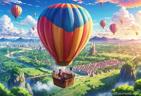 Hot Air Balloon Ride Experience Stable Diffusion Online