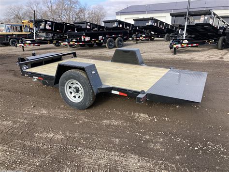 6x12 Tilt Deck Heavy Duty Trailer For Sale New Sure Trac Tilt