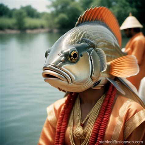 Fish In Indian Dress Stable Diffusion Online