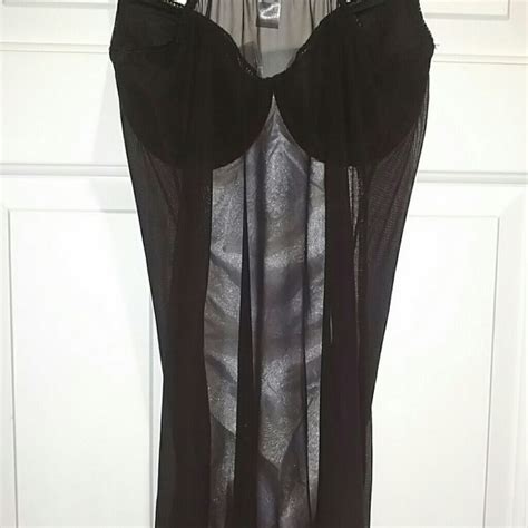 Intimates Sleepwear New Black Lace Fitted Chemise Lingerie Poshmark