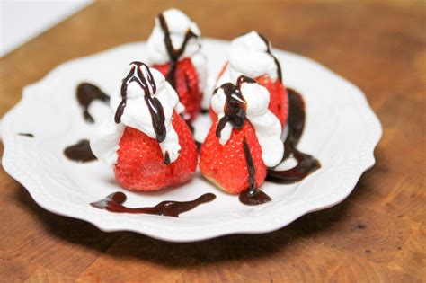 Cream Stuffed Strawberries Its A Lovely Life