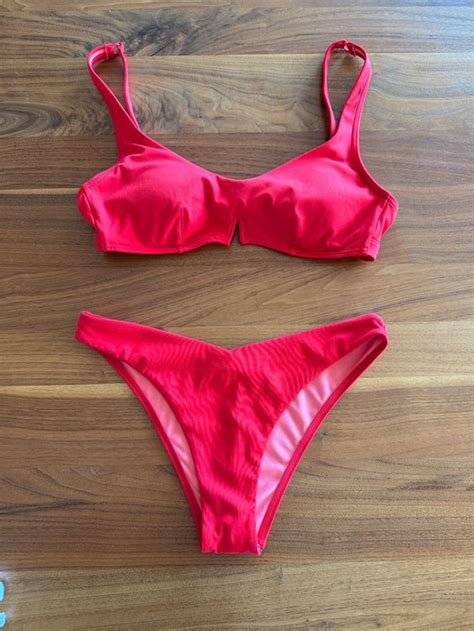 TRIUMPH Roter Bikini neuwertig Gr S FLEX SMART SUMMER Neu gemäss Beschreibung in Wilen b