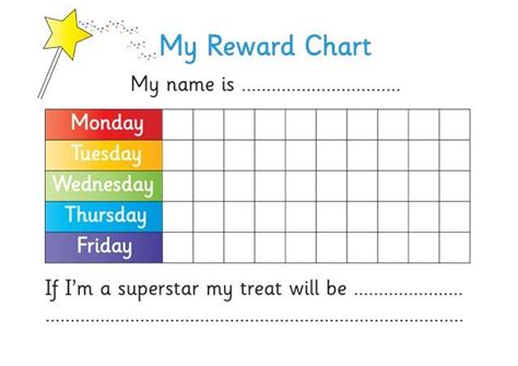 Printable Reward Chart For Teachers Reward Chart Printable Reward Charts Reward Chart Template