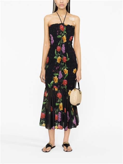 Charo Ruiz Ibiza Danny Floral Print Midi Dress Farfetch