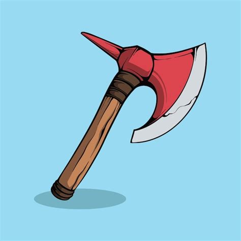 Premium Vector | Hand drawing axe illustration