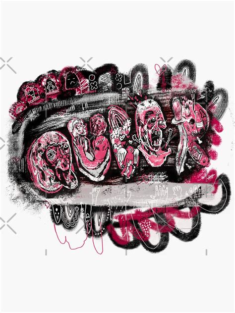 Pegatina QUEER Variación Orgullo Gay LGBT Raro Alternativa Extraña Edgy Rough