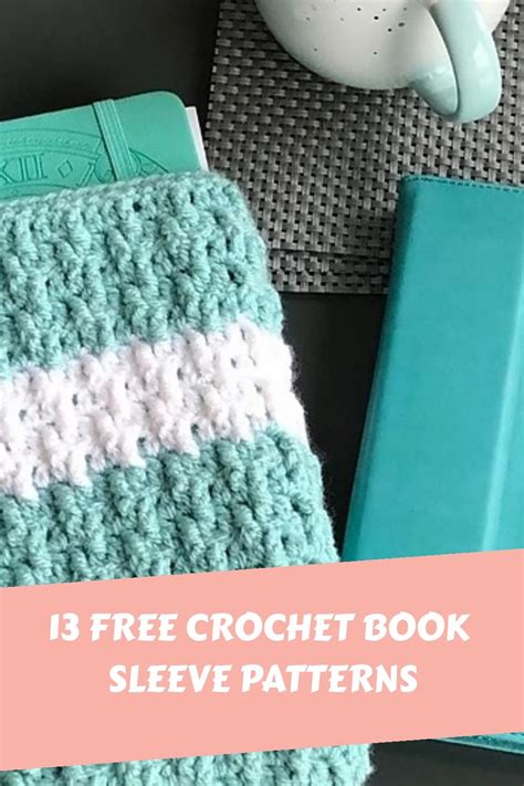 13 Free Crochet Book Sleeve Patterns Crochet Book Cover Quick