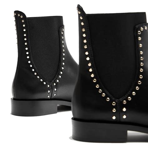 Zara Botki Sztyblety Czarne Z D Etami Tusk Hot Oficjalne Archiwum Allegro