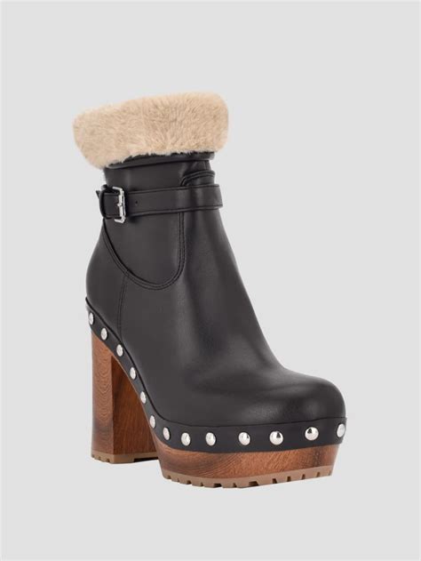 Damina Faux Fur Lined Booties Guess
