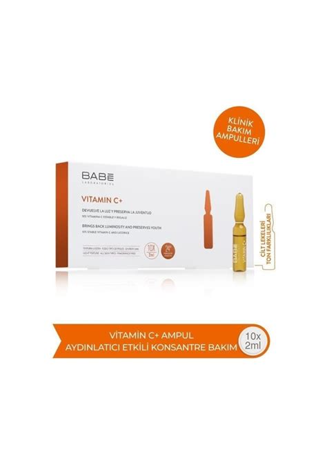 Babe Vitamin C Aydınlatıcı Etkili Konsantre Bakım Ampul Serum x ML Fiyatları ve Özellikleri