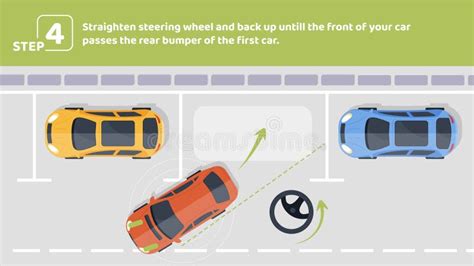 Parallel Parking Step 4 Stock Vector Illustration Of Drive 274819554