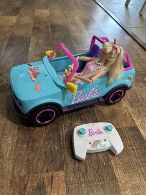 Barbie Hot Wheels Rc Suv Stickers Battery Powered Toy Truck Fits Barbie Dolls Target