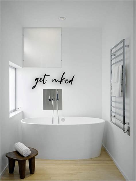 Get Naked Metal Wall Art Bathroom Wall Decor Wall Words Art Wall Sign Bathroom Wall Hangings