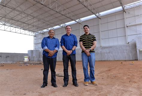 Esporte Prefeito F Bio Gentil E Vice Prefeito Paulinho Visitam Obras