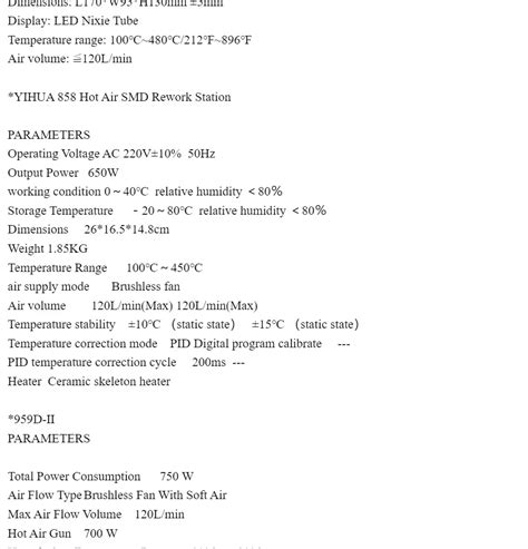 Hot Air Rework Station Smd Yihua D D I Ii Lazada Ph