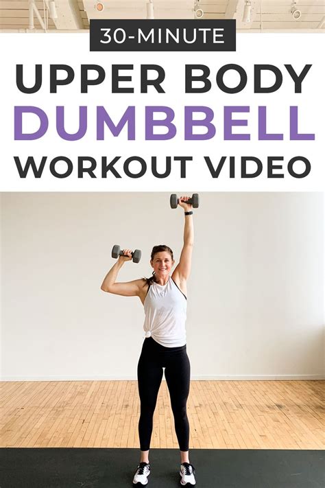 35-Minute Upper Body HIIT Workout (Video) | Nourish Move Love