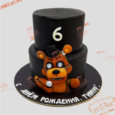 Торт Аниматроники (5 ночей с Фредди) на заказ - более 40 идей!