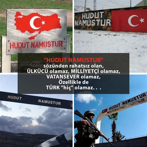 Cumhuriyet ve Adalet Partisi on Twitter Hudut Namustur pankartı