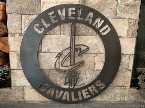 Personalized Cleveland Cavaliers Logo Sign NBA Basketball Wall Decor